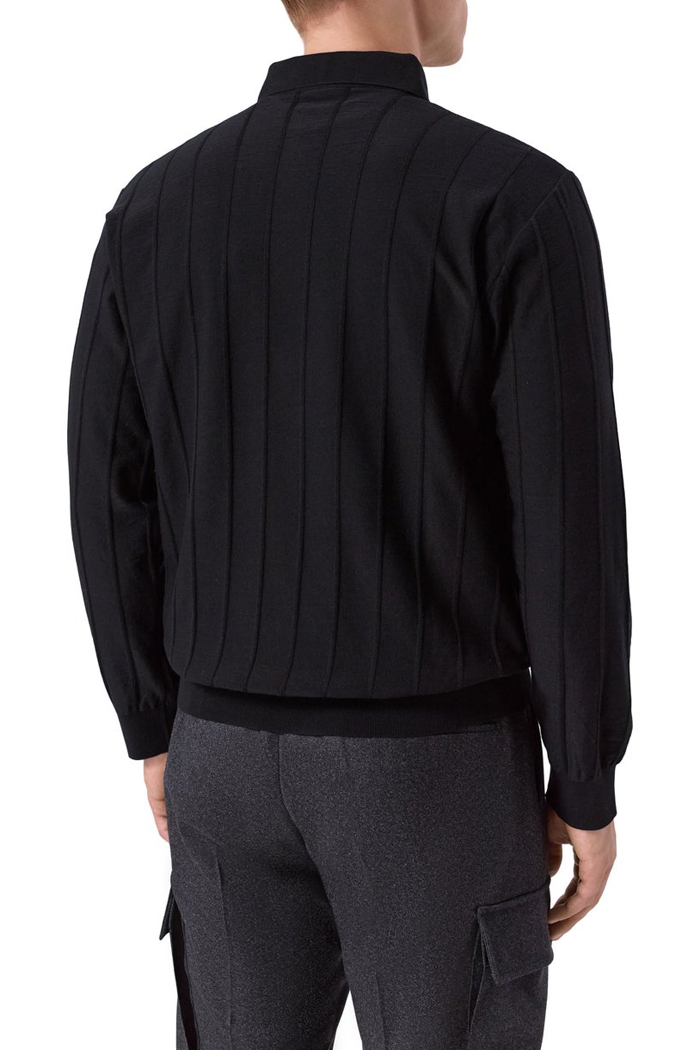 WOOL POLYESTER POLO SHIRT