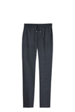Charcoal gray Luxury sport elasticated trousers