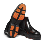 Mens black leather Easy Nova boot