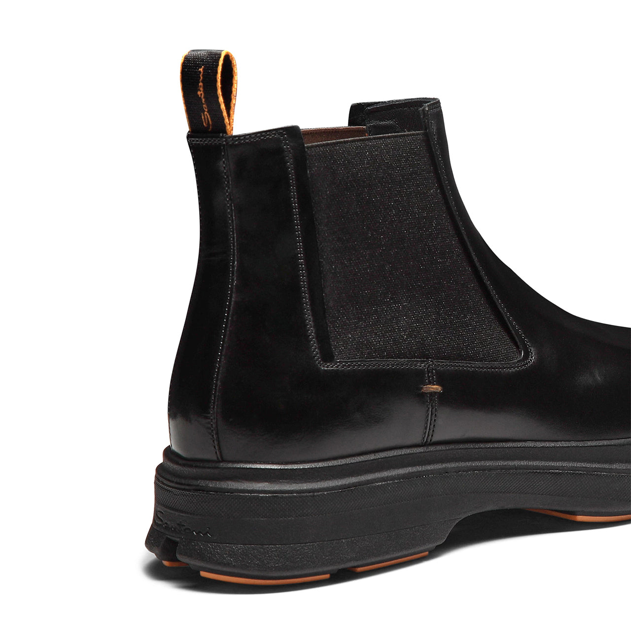 Mens black leather Easy Nova boot