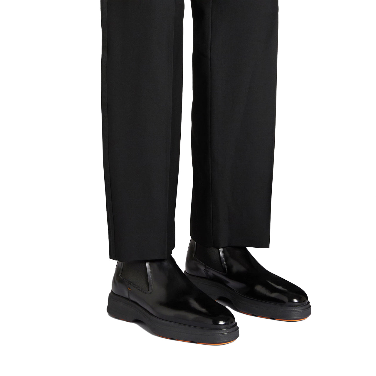Mens black leather Easy Nova boot
