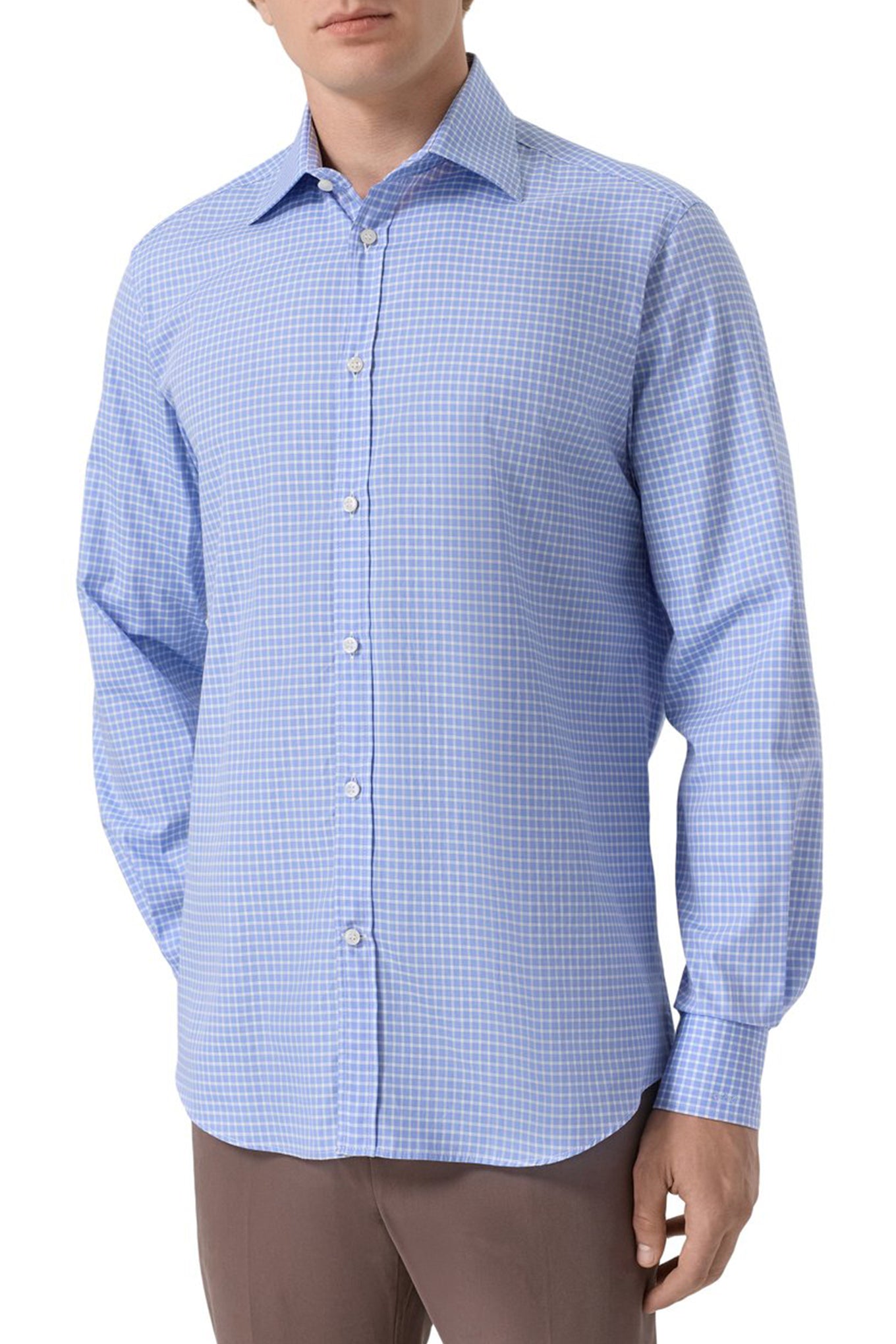 MENS WOVEN SUPIMA COTTON SHIRT