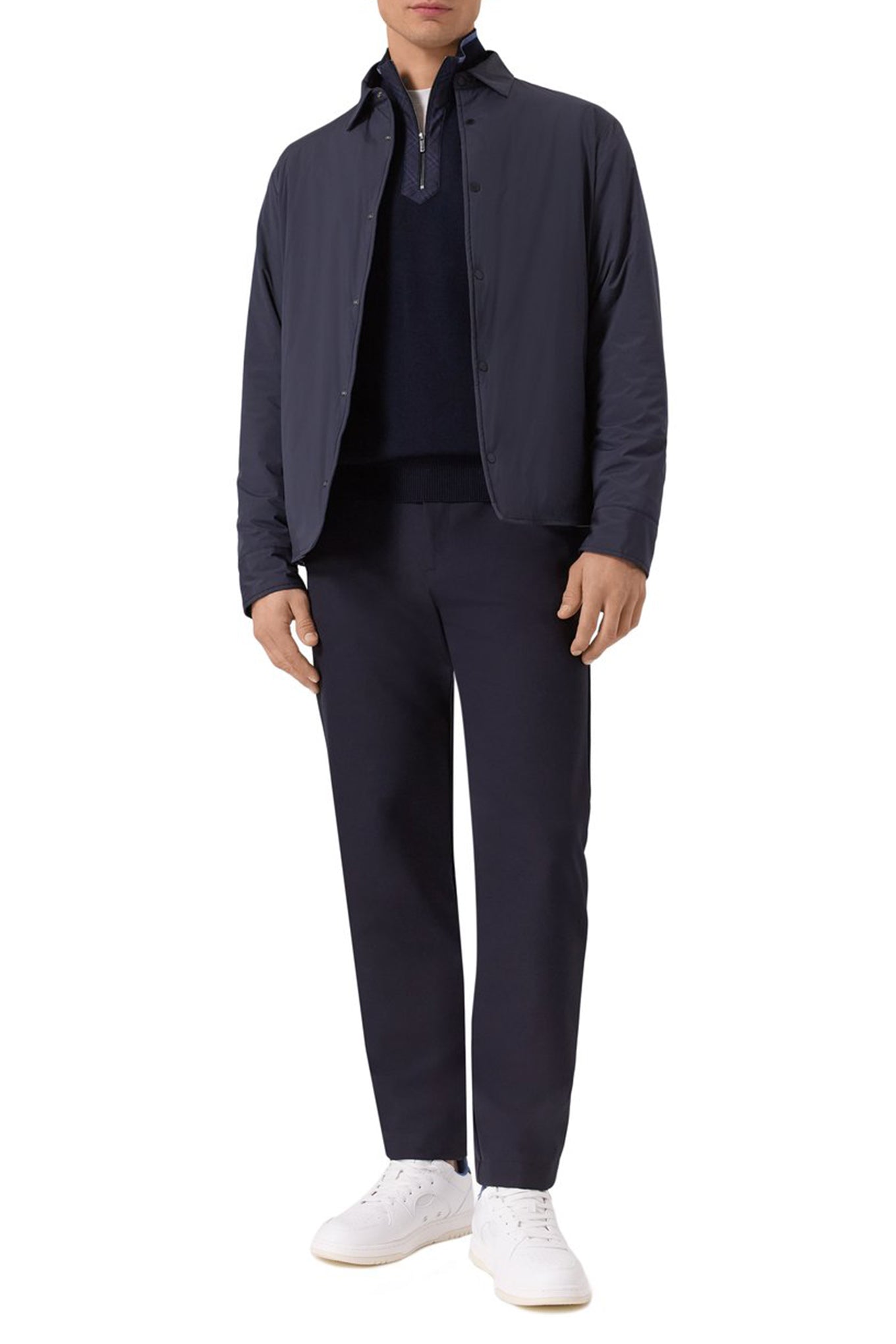 MENS KNITTED WOOL ZIPPED SWEATER