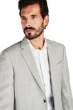 Mens Classic Slim Fit Blazer in linen and wool