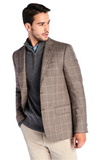 Mens Casual Slim Fit Blazer in Checks