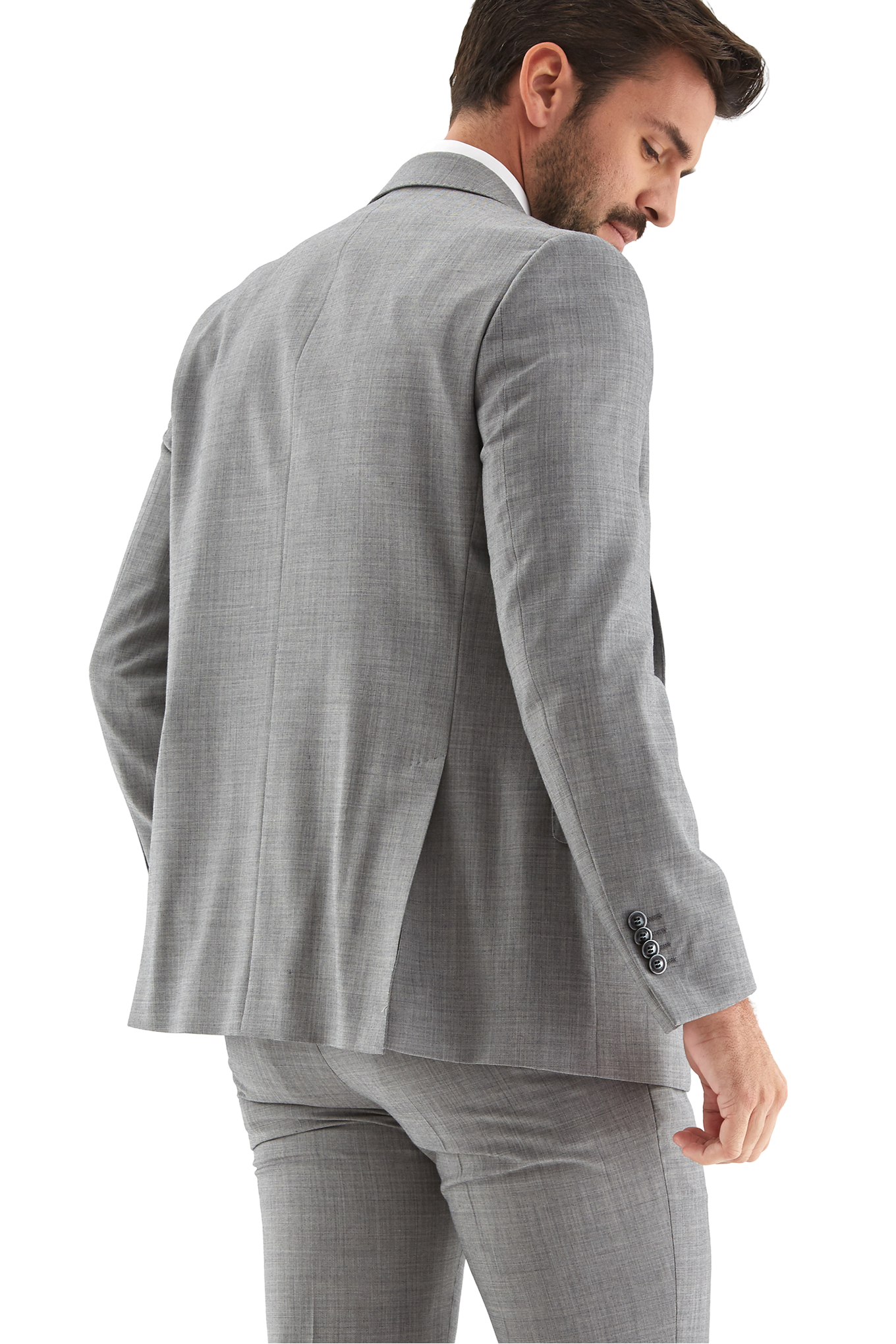Mens Super 140s Wool Slim Fit Suit