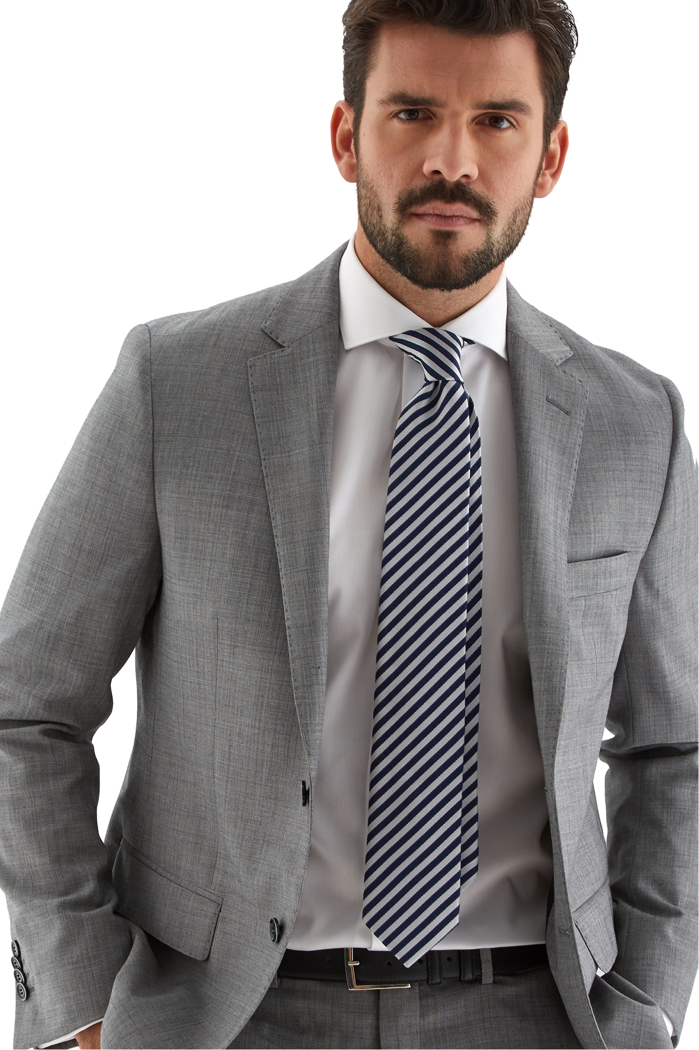 Mens Super 140s Wool Slim Fit Suit