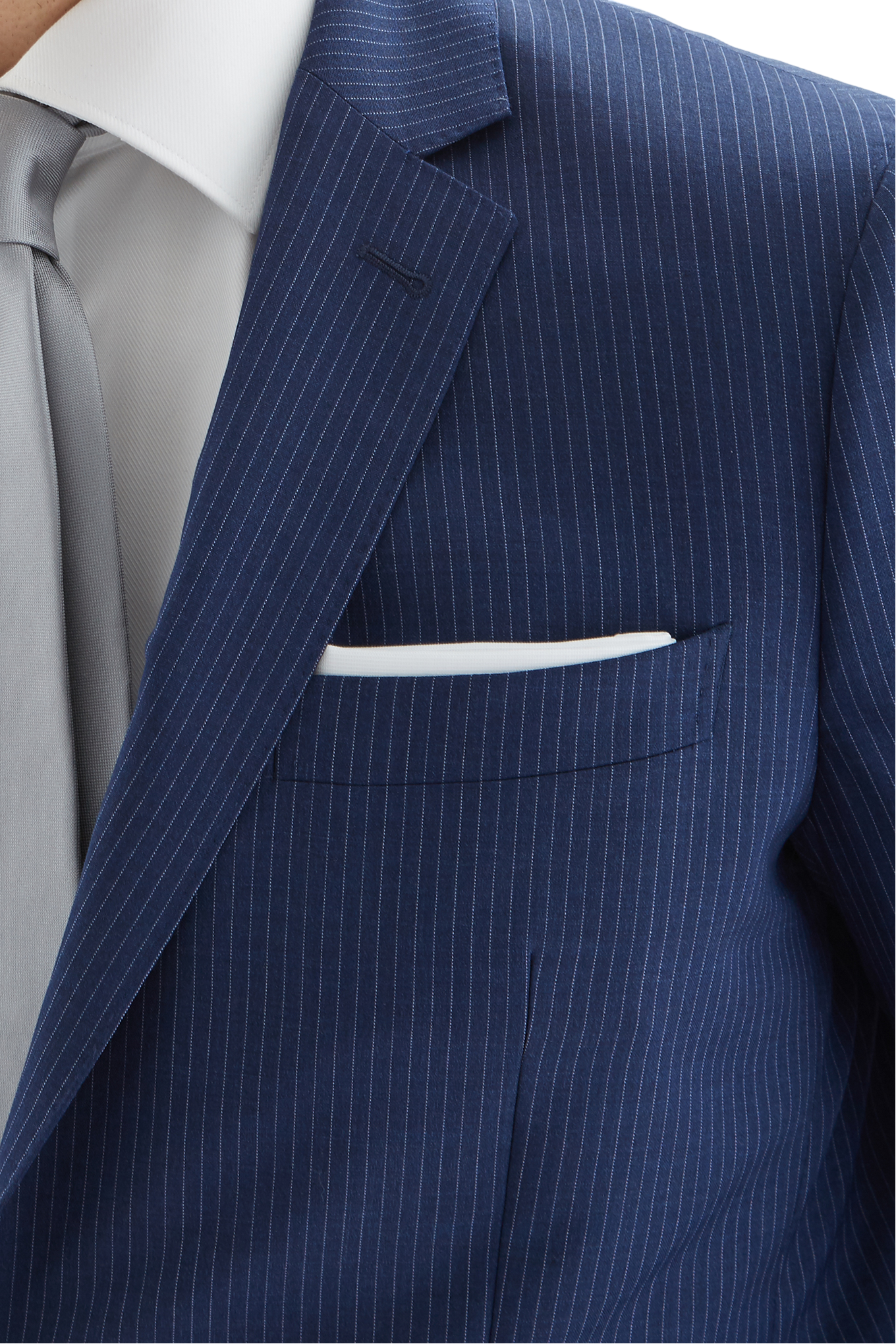 Mens Pinstripe Slim fit Classic Suit