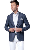 Mens Classic Slim Fit Linen Blazer