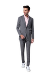 Mens Classic Slim Fit Travel Suit