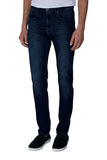 Paul Shark Men's Denim Fabric Regular Waist Straight Style Navy Jeans