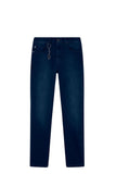 Paul Shark Men's Denim Fabric Regular Waist Straight Style Navy Jeans
