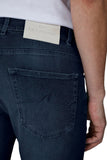 Paul Shark Men's Denim Fabric Regular Waist Straight Style Navy Jeans