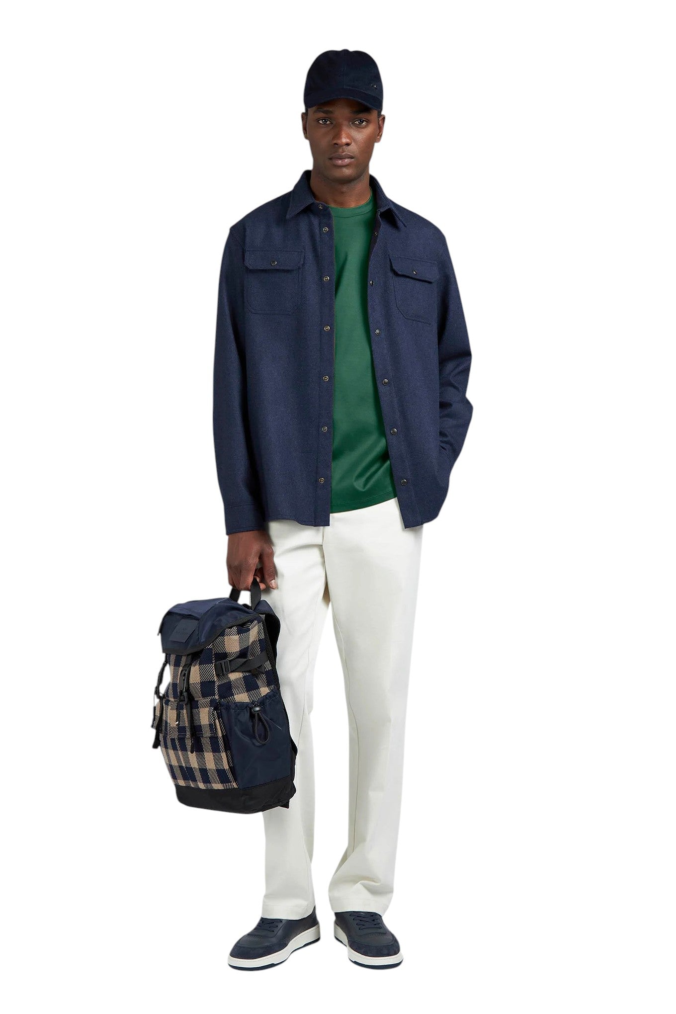 with Shark Fin embroidery