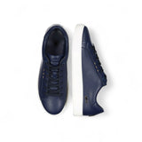 Paul And Shark Shark Icon tumbled leather sneakers