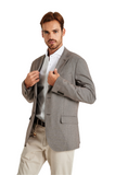 Slim fit stretch blazer