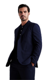 Regular fit wool suit