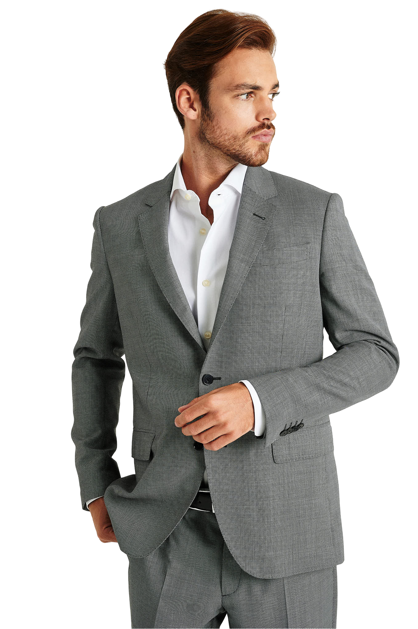 Slim fit wool suit
