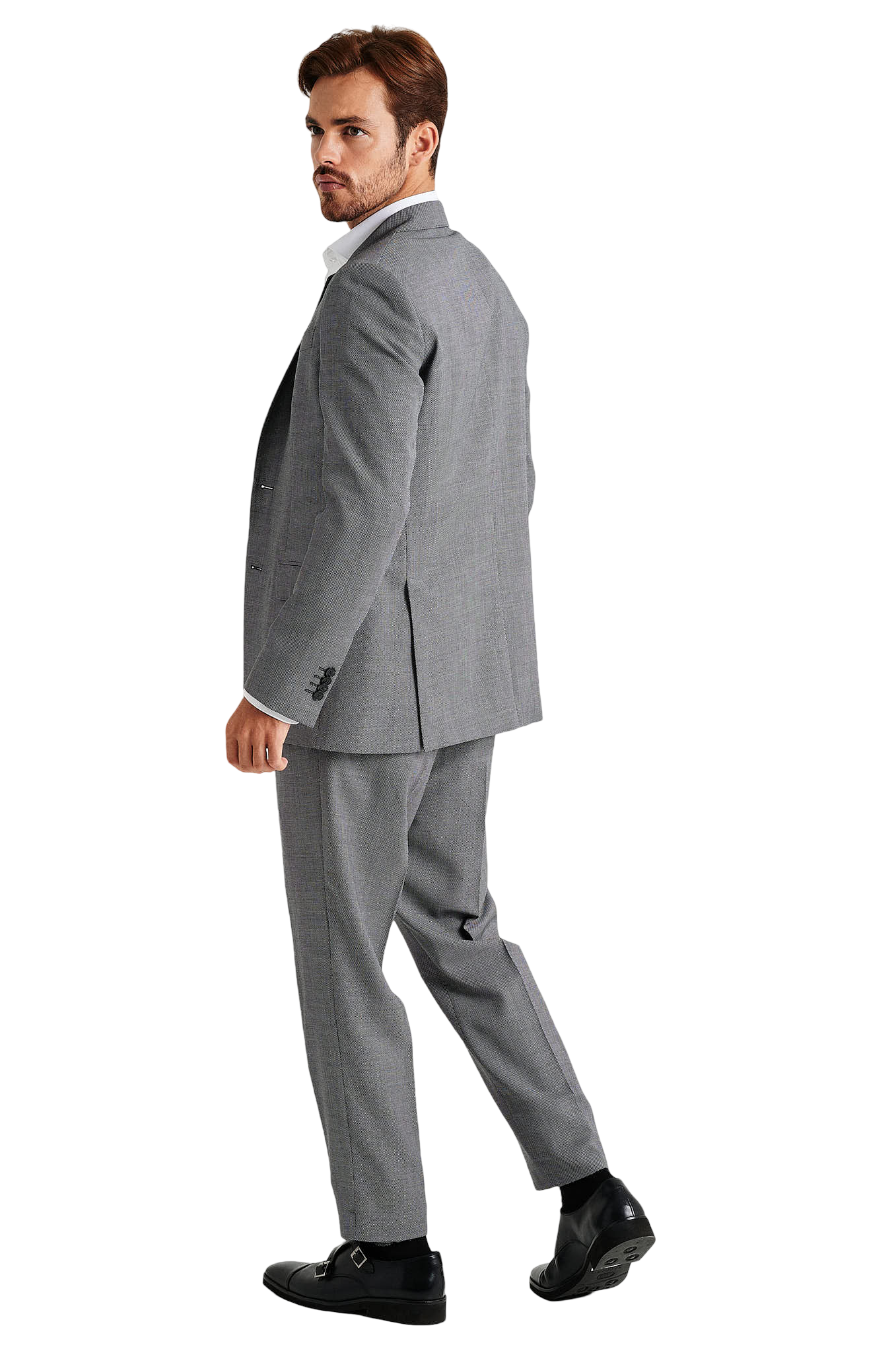 Slim fit wool suit