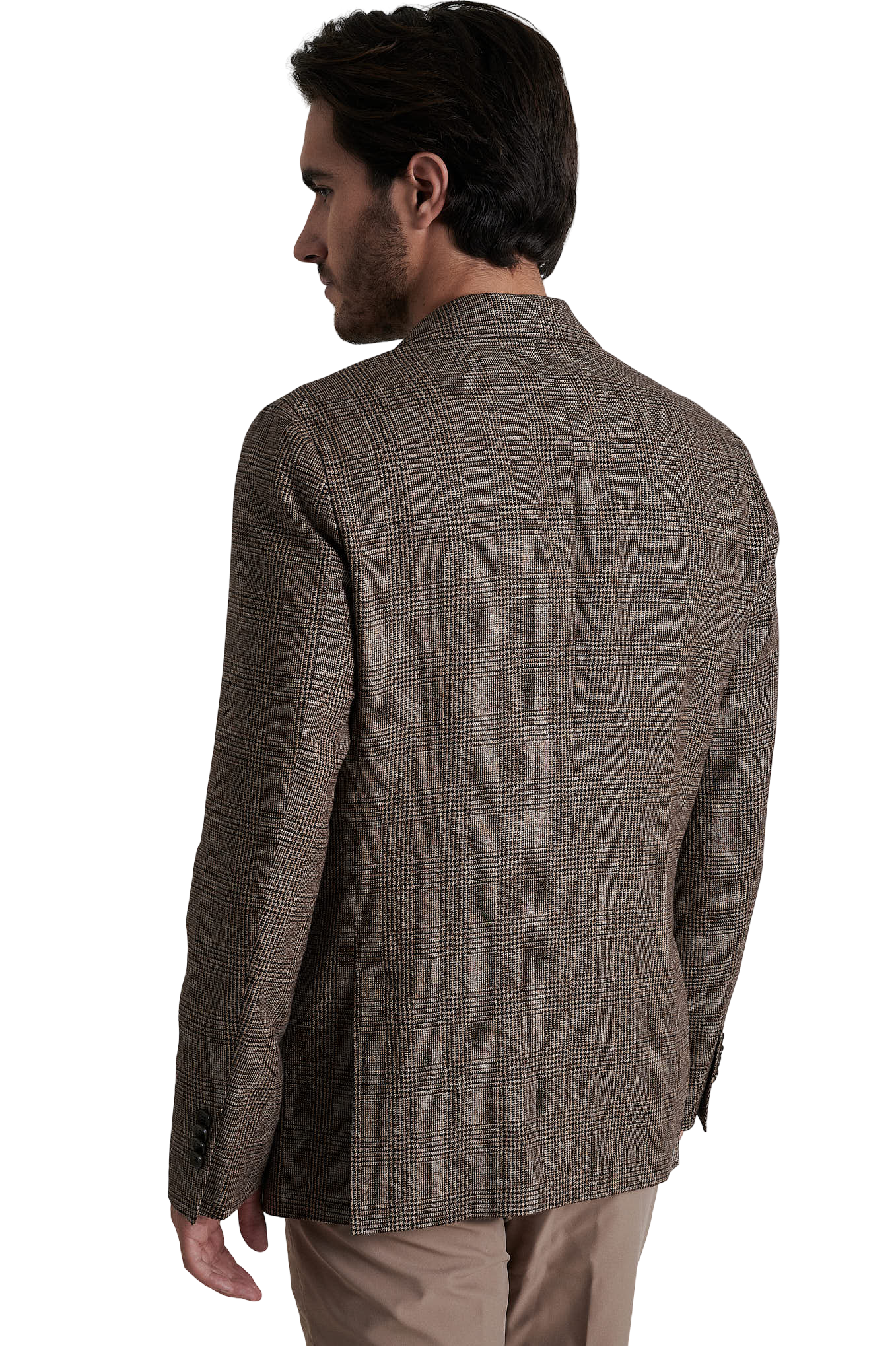 Cotton linen blazer slim fit