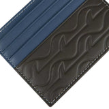 Paul Shark cardholder with embossed fin and wave image